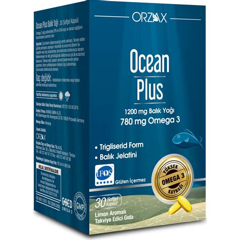 ocean plus 1200 mg saf balık yağı 50 kapsül fiyatı